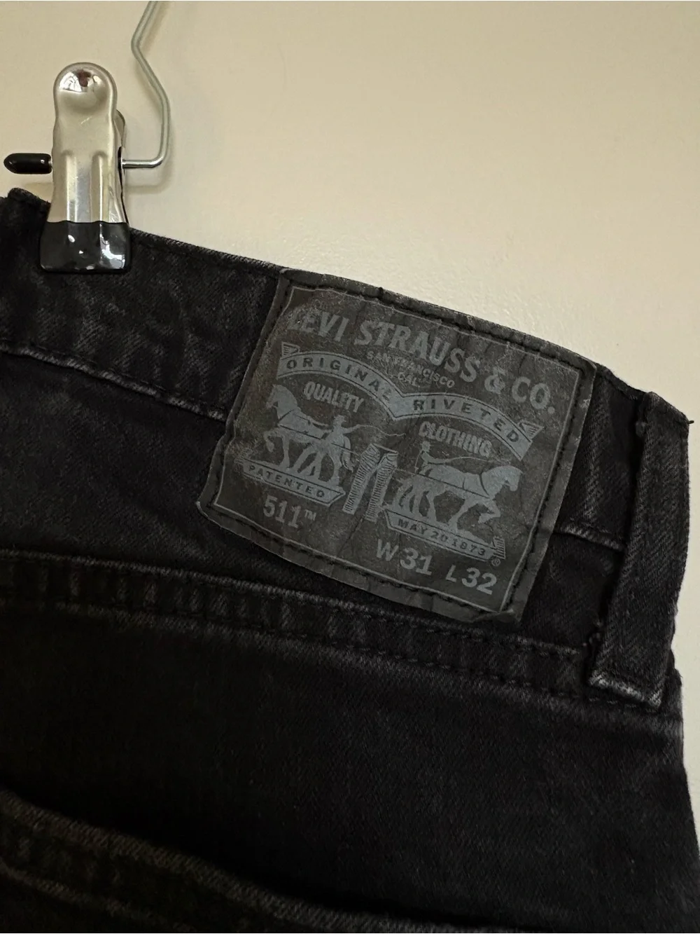 Levi’s 511 Slim Fit Jeans Men’s W31 L32 Black Denim Pants